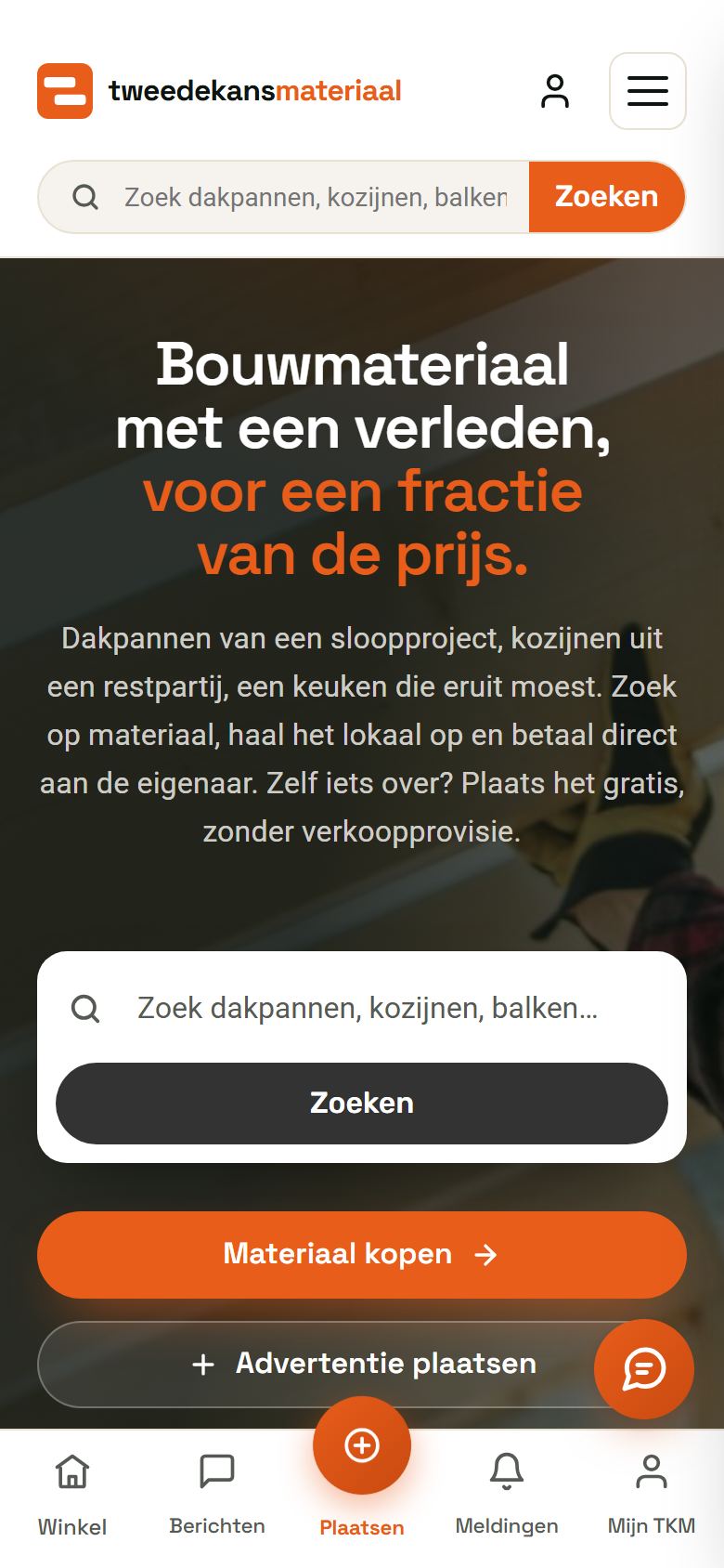 TweedekansMateriaal op een telefoon