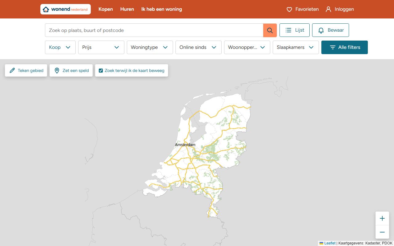 wonendnederland.nl/koopwoningen/kaart/